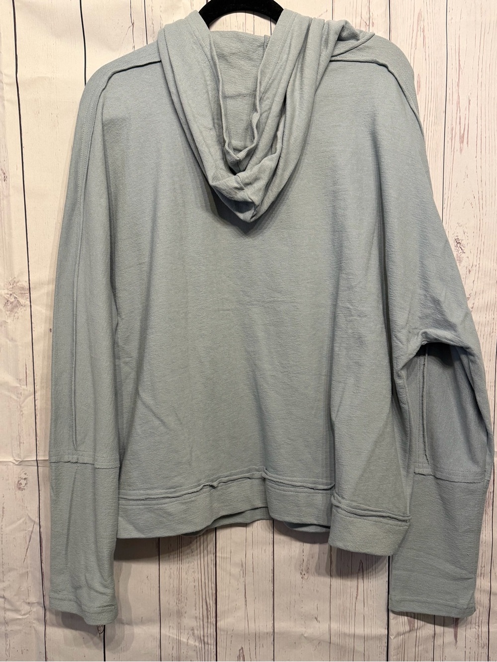 New In Women's Light Blue Pullover Hoodie - Picture 3 of 6